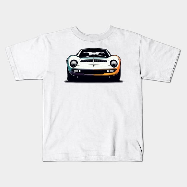 Lamborghini Miura Kids T-Shirt by Vehicles-Art